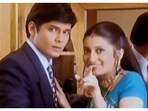Amar Upadhyay and Smriti Irani in a still from Kyunki Saas Bhi Kabhi Bahu Thi
