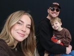 Emilie Kiser, a 23-year-old American social media personality and well-known TikTok influencer, with her husband and late son Trigg.
