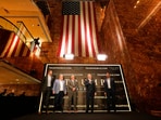 Eric Trump, Don Hendrickson, Eric Thomas, Patrick O'Brien and Donald Trump Jr., left to right, participate in the announcement of Trump Mobile, in New York's Trump Tower, Monday, June 16, 2025. (AP Photo/Richard Drew) Eric Trump, Don Hendrickson, Eric Thomas, Patrick O'Brien and Donald Trump Jr., left to right, participate in the announcement of Trump Mobile, in New York's Trump Tower, Monday, June 16, 2025. (AP Photo/Richard Drew)