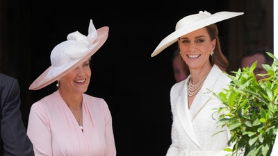 The Duchess of Edinburgh and the Princess of Wales attend the annual Order of the Garter Service at St George's Chapel, Windsor Castle, Britain, June 16, 2025.    Yui Mok/Pool via REUTERS (via REUTERS)