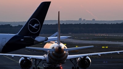 Lufthansa Airlines aircraft made a U-turn and returned back to Frankfurt after receiving 'bomb threat.' (AFP)