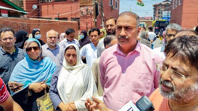 Parents of the Indian nationals studying in Iran speak to the media during their demonstration, appealing to the government to evacuate the students, amid the ongoing Israel-Iran conflict, in Srinagar, Sunday, June 15, 2025. (PTI) Parents of the Indian nationals studying in Iran speak to the media during their demonstration, appealing to the government to evacuate the students, amid the ongoing Israel-Iran conflict, in Srinagar, Sunday, June 15, 2025. (PTI)
