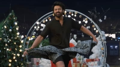 The Raja Saab teaser reactions: Prabhas in a still from Maruthi's upcoming film. The Raja Saab teaser reactions: Prabhas in a still from Maruthi's upcoming film.