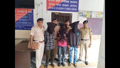 The Chandigarh Police caught the accused from Mumbai. (HT Photo)