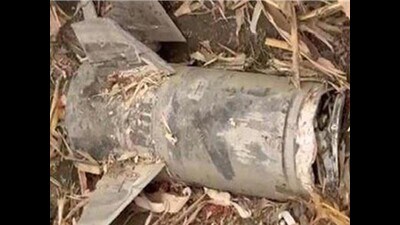 The army has taken the projectile piece for further investigation. (HT File)