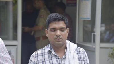 The victim, Amit Kumar, 35. (Sakib Ali/HT Photo) The victim, Amit Kumar, 35. (Sakib Ali/HT Photo)