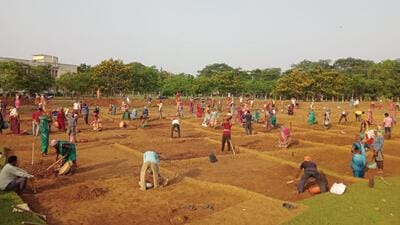 The water conservation campaign of the Chhattisgarh government was launched on Panchayati Raj Day on April 24, 2025. The water conservation campaign of the Chhattisgarh government was launched on Panchayati Raj Day on April 24, 2025.