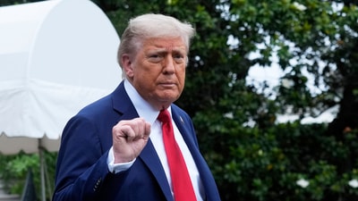 Donald Trump said that Iran and Israel will reach a deal soon and that several calls and meetings are taking place for that. (AP) Donald Trump said that Iran and Israel will reach a deal soon and that several calls and meetings are taking place for that. (AP)