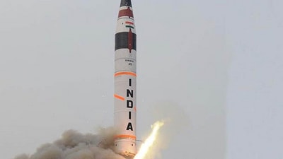 File photo of Agni-5 nuclear ballistic missile. (Representative image)