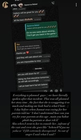 A screengrab of Uorfi Javed's Instagram stories.