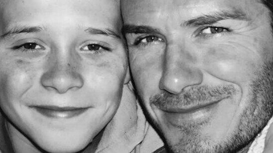 David Beckham shared a heartfelt post on Father's Day, featuring his kids, including Brooklyn Beckham&nbsp;(Instagram/ David Beckham)