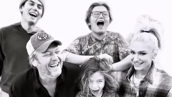 Gwen Stefani, Blake Shelton and their kids are seen(Instagram/ Gwen Stefani)