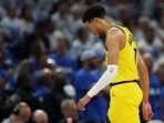 Tyrese Haliburton was battling tightness in his right calf during Game 5