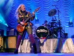 FILE - Nancy Wilson, of Heart, performs during the "Love Alive Tour" at the Hollywood Casino Amphitheatre on Thursday, July 11, 2019, in Chicago. (Photo by Rob Grabowski/Invision/AP, file) FILE - Nancy Wilson, of Heart, performs during the "Love Alive Tour" at the Hollywood Casino Amphitheatre on Thursday, July 11, 2019, in Chicago. (Photo by Rob Grabowski/Invision/AP, file)