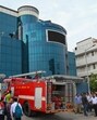 The factory staff had already begun trying to control the blaze, using a fire management system before it could spread further, said fire officials. (Sunil Ghosh/HT Photo)
