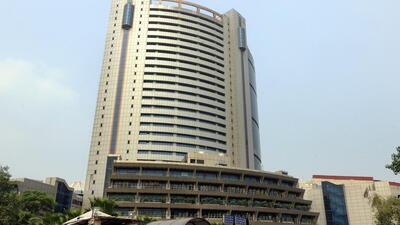 A view of the MCD Civic Centre Building in New Delhi. (Sonu Mehta/Hindustan Times) A view of the MCD Civic Centre Building in New Delhi. (Sonu Mehta/Hindustan Times)