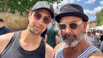 Bobby Deol shared a post for his son Aryaman Deol on Instagram. Bobby Deol shared a post for his son Aryaman Deol on Instagram.