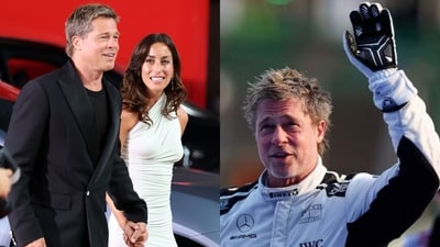Brad Pitt credits Ines de Ramon for hooking him on to F1 racing (Photos: X) Brad Pitt credits Ines de Ramon for hooking him on to F1 racing (Photos: X)