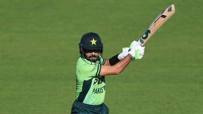 Babar Azam was left out of Pakistan T20I squad for series against West Indies and Bangladesh. (AFP)
