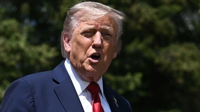 US President Donald Trump speaks to reporters during the Group of Seven (G7) Summit (AFP) US President Donald Trump speaks to reporters during the Group of Seven (G7) Summit (AFP)