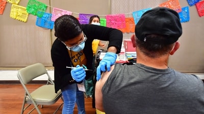 On May 23, the World Health Organization called NB.1.8.1 a “variant under monitoring” because of how fast it’s spreading (AFP)