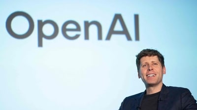 OpenAI CEO Sam Altman attends a talk session with SoftBank group Chairman and CEO Masayoshi Son in Tokyo on February 3, 2025. (AFP File) OpenAI CEO Sam Altman attends a talk session with SoftBank group Chairman and CEO Masayoshi Son in Tokyo on February 3, 2025. (AFP File)