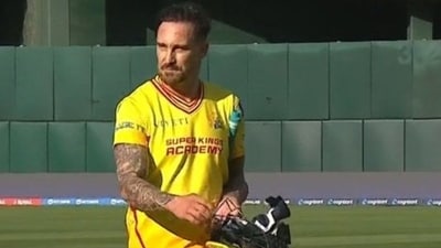 Faf du Plessis was dismissed for 7 against Seattle Orcas. (X Image) Faf du Plessis was dismissed for 7 against Seattle Orcas. (X Image)