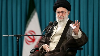 Iran's Supreme Leader Ayatollah Ali Khamenei speaks during a meeting with a group of students in Tehran, (REUTERS file)