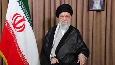 Iran's Supreme Leader Ayatollah Ali Khamenei. Office of the Iranian Supreme Leader/WANA (West Asia News Agency)/Handout via REUTERS (via REUTERS)