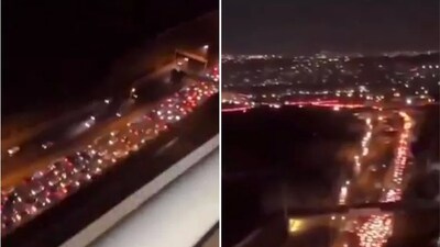 Israel's recent airstrikes against Iran have intensified conflict, causing significant casualties. Many Iranians are evacuating Tehran following Trump's warning, as per viral videos on X. (X) Israel's recent airstrikes against Iran have intensified conflict, causing significant casualties. Many Iranians are evacuating Tehran following Trump's warning, as per viral videos on X. (X)