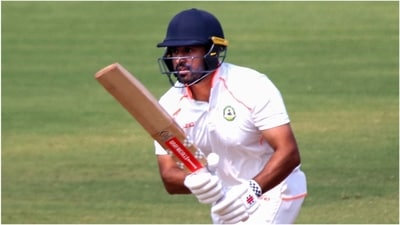 Karun Nair during the Ranji Trophy in 2024/25 season (PTI) Karun Nair during the Ranji Trophy in 2024/25 season (PTI)