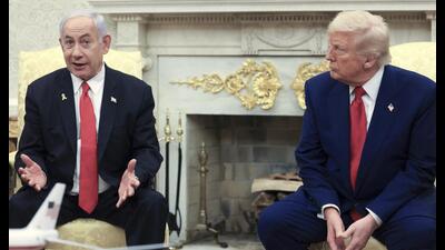 Netanyahu may well be tempted to see how far he can go in not just ending the Palestinian dream of statehood but also invading another country. (AP) Netanyahu may well be tempted to see how far he can go in not just ending the Palestinian dream of statehood but also invading another country. (AP)