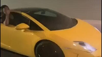 Police said the Gallardo would be seized once it is located and the driver, along with his accomplices, would be arrested, adding that they are checking CCTV footage along the Golf Course Road. (HT Photo) Police said the Gallardo would be seized once it is located and the driver, along with his accomplices, would be arrested, adding that they are checking CCTV footage along the Golf Course Road. (HT Photo)