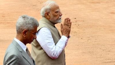 Prime Minister Narendra Modi (right) with external affairs minister S Jaishankar in New Delhi. (Reuters) Prime Minister Narendra Modi (right) with external affairs minister S Jaishankar in New Delhi. (Reuters)