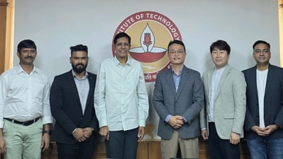 The MoU, spanning for 5 years, was signed by Kyungyun Roo, Managing Director, SRI-N and Prof. V. Kamakoti, Director of IIT Madras. (Handout) The MoU, spanning for 5 years, was signed by Kyungyun Roo, Managing Director, SRI-N and Prof. V. Kamakoti, Director of IIT Madras. (Handout)