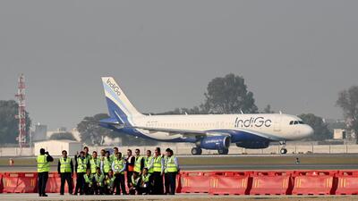 The Noida International Airport, also known as Jewar International Airport, is nearing completion, with one runway and a terminal ready for the first flight. (Sunil Ghosh/HT Photo) The Noida International Airport, also known as Jewar International Airport, is nearing completion, with one runway and a terminal ready for the first flight. (Sunil Ghosh/HT Photo)