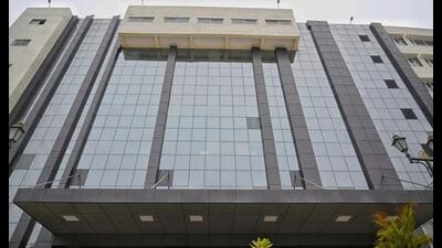 The new building of Lari Cardiology. (HT Photo) The new building of Lari Cardiology. (HT Photo)