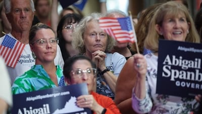 Virginia primary election 2025: When do results come out? (Getty Images via AFP) Virginia primary election 2025: When do results come out? (Getty Images via AFP)