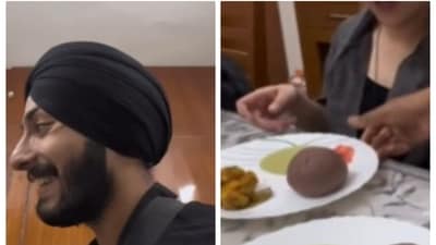 Instagram influencer Sadeev Singh shares the video of warm hospitality he received from a stranger family in Bengaluru. Instagram influencer Sadeev Singh shares the video of warm hospitality he received from a stranger family in Bengaluru.