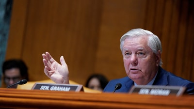 Senator Lindsey Graham's message centred around a sharp rebuke of Iran’s behaviour. (REUTERS)