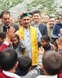 Chief minister Sukhvinder Singh Sukhu interacting with students during his visit of Government Senior Secondary School, Baga Sarahan, in Nirmand sub division of Kullu district on Wednesday. (HT Photo) Chief minister Sukhvinder Singh Sukhu interacting with students during his visit of Government Senior Secondary School, Baga Sarahan, in Nirmand sub division of Kullu district on Wednesday. (HT Photo)