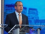 Democratic mayoral candidate Brad Lander speaks during a Democratic mayoral primary debate, at NBC's 30 Rockefeller Center studios in New York on June 4, 2025. Democratic mayoral candidate Brad Lander speaks during a Democratic mayoral primary debate, at NBC's 30 Rockefeller Center studios in New York on June 4, 2025.