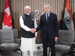 Prime Minister Narendra Modi meets Prime Minister of Canada Mark Carney on the sidelines of the G7 Summit.