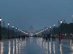 People enjoy pleasant weather after rain at the Kartavya Path in New Delhi, India, on Tuesday, June 17, 2025. People enjoy pleasant weather after rain at the Kartavya Path in New Delhi, India, on Tuesday, June 17, 2025.
