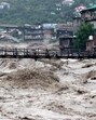 The Beas river in spate following heavy rain in Kullu district in Himachal Pradesh on July 12, 2023. (File photo)