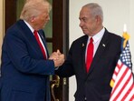 US President Donald Trump and Israeli PM Benjamin Netanyahu 