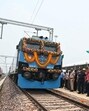 Union railway minister Ashwini Vaishnaw and Haryana chief minister Nayab Singh Saini inaugurate India’s largest automobile in-plant railway siding at the Maruti Suzuki plant in Manesar in Gurugram on Tuesday. (Parveen Kumar/HT Photo) Union railway minister Ashwini Vaishnaw and Haryana chief minister Nayab Singh Saini inaugurate India’s largest automobile in-plant railway siding at the Maruti Suzuki plant in Manesar in Gurugram on Tuesday. (Parveen Kumar/HT Photo)
