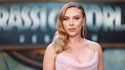 Scarlett Johansson plays the lead. She wore a pink Vivienne Westwood dress to the premiere. (Millie Turner/Invision/AP) Scarlett Johansson plays the lead. She wore a pink Vivienne Westwood dress to the premiere. (Millie Turner/Invision/AP)