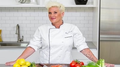 Anne Burrell was found dead at her home in New York (X) Anne Burrell was found dead at her home in New York (X)