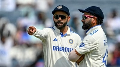 India's Virat Kohli talks with his captain Rohit Sharma (R) during the second day of the second Test cricket match between India and New Zealand last year (AFP) India's Virat Kohli talks with his captain Rohit Sharma (R) during the second day of the second Test cricket match between India and New Zealand last year (AFP)